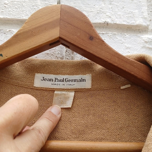 Vintage Jean-Paul Germain Cotton Silk Tunic - Picture 2 of 9